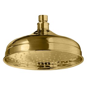 Фото 992606XX Palazzani верхний душ, 210 мм  Шлифованная латунь, PVD 84