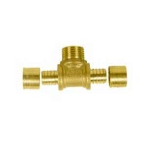 Фото Тройник Gummel 20-НР1/2"-20 с наружной резьбой, 6 бар