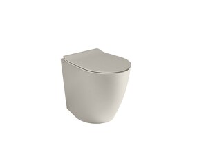 Фото 40374R Althea Cover Rimless Plus+Ton унитаз приставной 52x36  Матовый лен Plus-Ton®