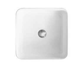 Фото 40887 / PKU+ Althea Kuadro+ раковина накладная 40x40  Белый глянец