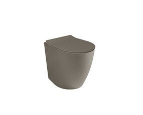 Фото 40374R Althea Cover Rimless Plus+Ton унитаз приставной 52x36  Матовый бетон Plus-Ton®
