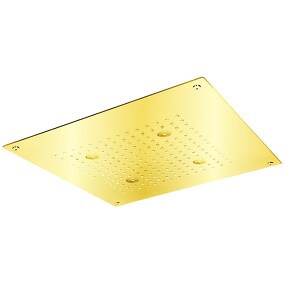 Фото SF030BXX AquaElite верхний душ потолочного крепления, 400x400 мм Золото 53/06Q