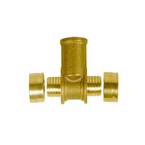 Фото Тройник Gummel 20-ВР1/2"-20 с внутренней резьбой, 6 бар